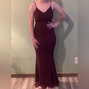 Burgundy Sparkling Dress